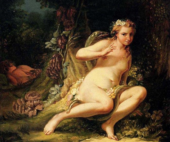 Jean-Baptiste marie pierre The Temptation of Eve oil painting image